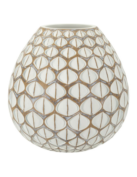 VASO RESINA TIBET CM Ø 27X27 