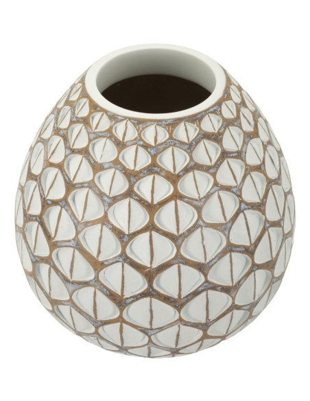 VASO RESINA TIBET CM Ø 27X27 