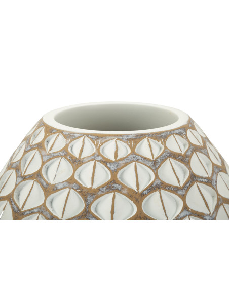 VASO RESINA TIBET CM Ø 27X27 