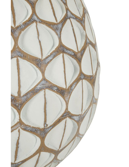 VASO RESINA TIBET CM Ø 27X27 