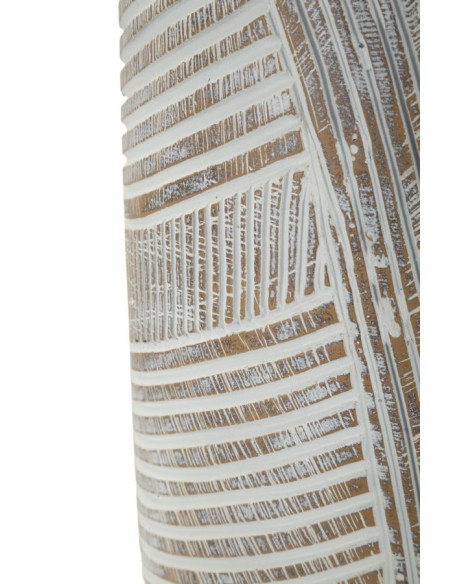 VASO RESINA WOODY CM Ø 19X55 