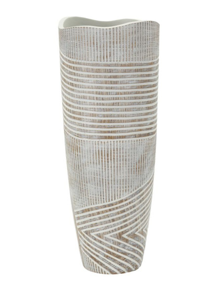 VASO RESINA WOODY CM Ø 18X45 