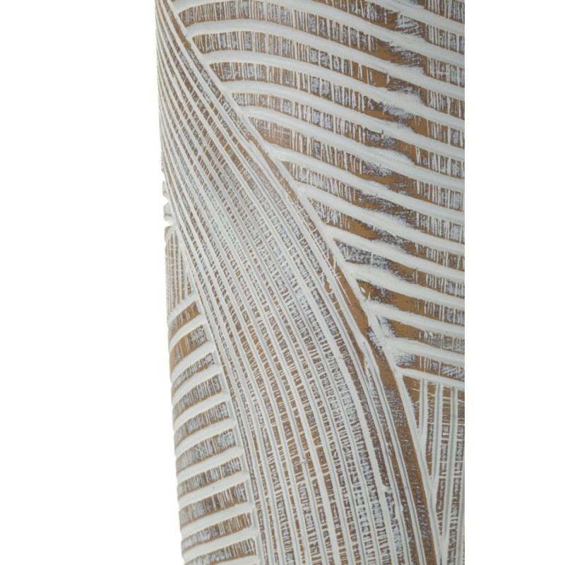 VASO RESINA WOODY CM Ø 18X45 