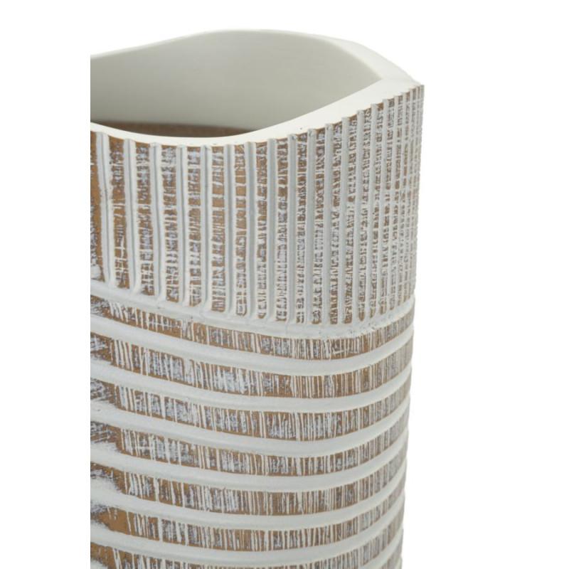 VASO RESINA WOODY CM Ø 18X45 
