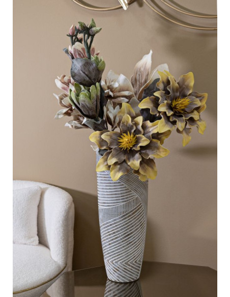 VASO RESINA WOODY CM Ø 18X45 