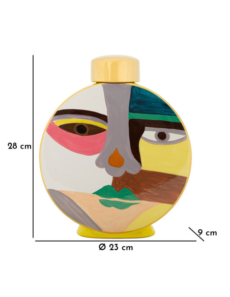 VASO PICCASSY COLOR ROUND CM 23X9X28 