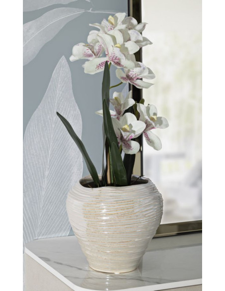 VASO PERLY ROUND CM Ø 22X20 