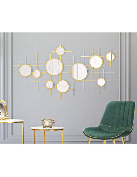 SPECCHIO GLOXY CM 117X4,5X61 (MISURA SPECCHIO CM Ø 18-13-8) 