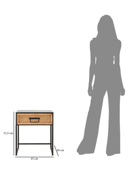 COMODINO HANOI CM 45X40X51,5 