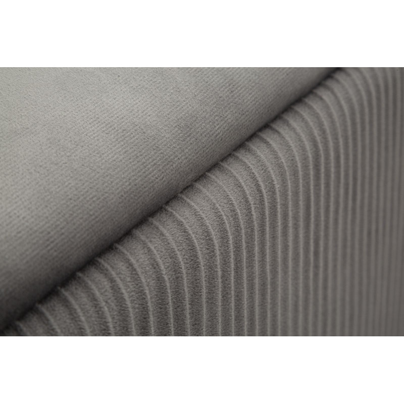 PANCA C/CONTENITORE E SGABELLI SHOPY GRIGIA SET 3 PZ CM 80X37X42-29X35 