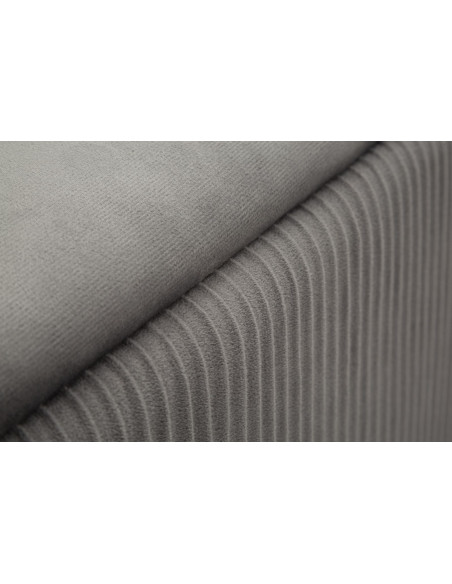 PANCA C/CONTENITORE E SGABELLI SHOPY GRIGIA SET 3 PZ CM 80X37X42-29X35 