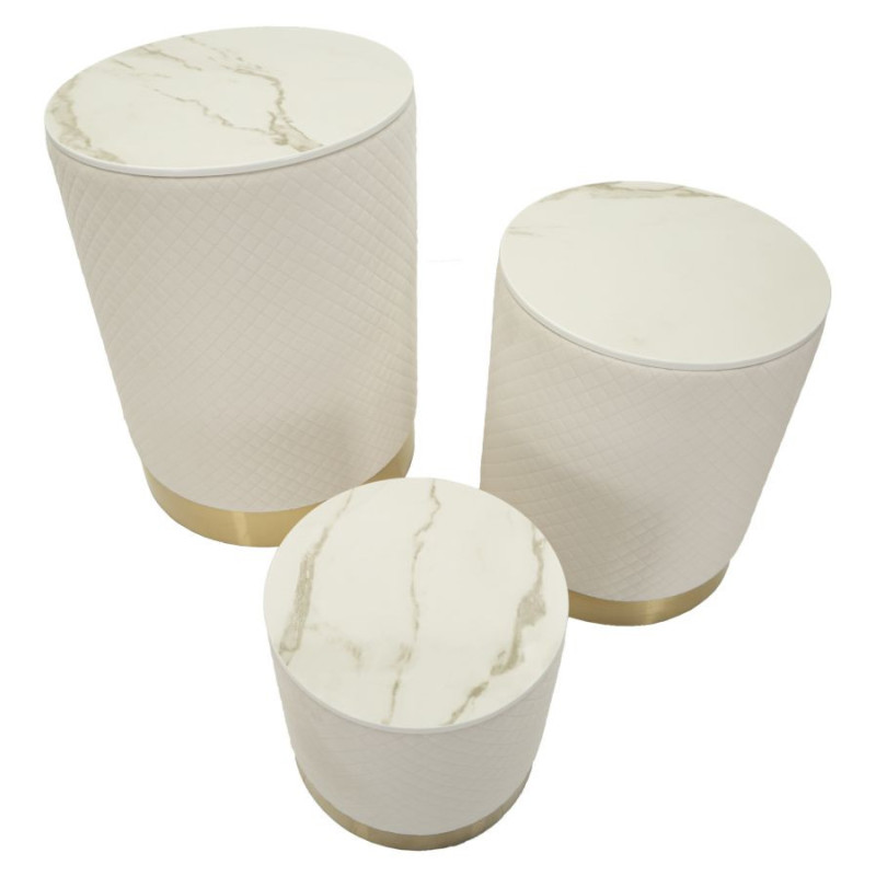 ESPOSITORE C/CONTENITORE SHOP SET 3 PZ CM Ø 60X80-50X60-40X40 