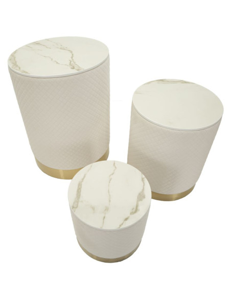 ESPOSITORE C/CONTENITORE SHOP SET 3 PZ CM Ø 60X80-50X60-40X40 