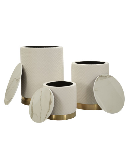 ESPOSITORE C/CONTENITORE SHOP SET 3 PZ CM Ø 60X80-50X60-40X40 