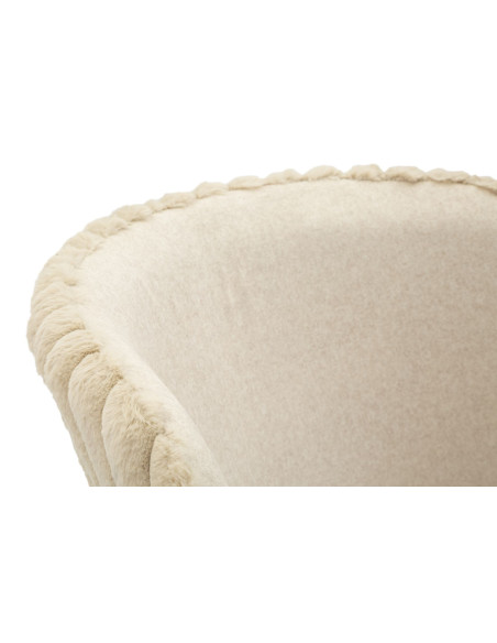 SGABELLO BAR ALASKA -B- CREMA SET 2 PZ CM 55X58X106 (ALTEZZA SEDUTA CM 77) 