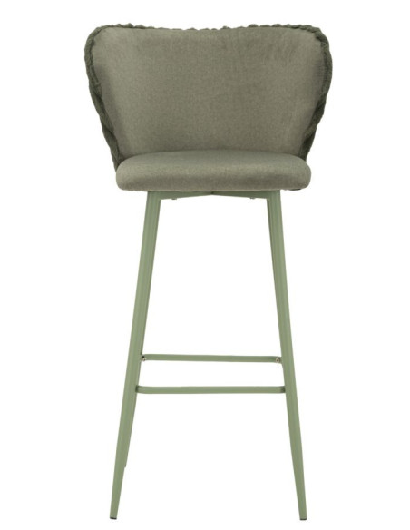 SGABELLO BAR ALASKA -B- VERDE SET 2 PZ CM 55X58X106 (ALTEZZA SEDUTA CM 77) 
