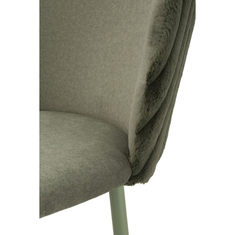 SGABELLO BAR ALASKA -B- VERDE SET 2 PZ CM 55X58X106 (ALTEZZA SEDUTA CM 77) 