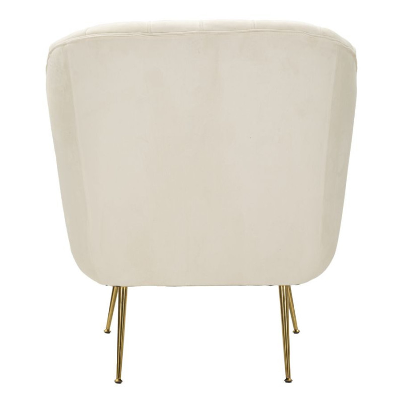 POLTRONA BUDAPEST CREMA C/CUSCINO CM 88X83X91 