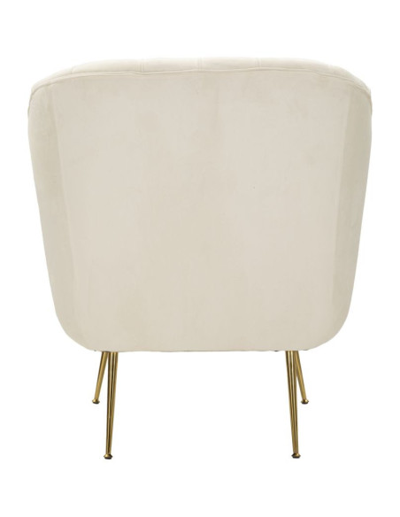 POLTRONA BUDAPEST CREMA C/CUSCINO CM 88X83X91 