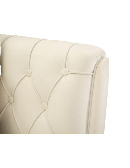 POLTRONA BUDAPEST CREMA C/CUSCINO CM 88X83X91 