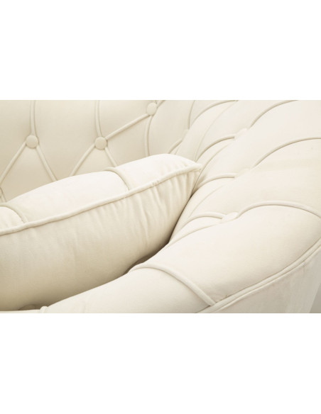 POLTRONA BUDAPEST CREMA C/CUSCINO CM 88X83X91 