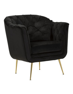 POLTRONA BUDAPEST NERA C/CUSCINO CM 88X83X91 