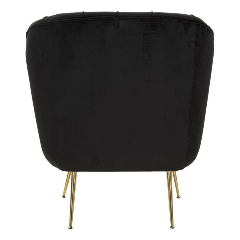 POLTRONA BUDAPEST NERA C/CUSCINO CM 88X83X91 