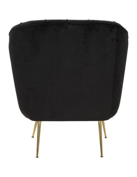 POLTRONA BUDAPEST NERA C/CUSCINO CM 88X83X91 