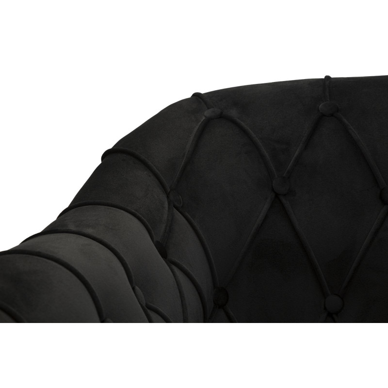 POLTRONA BUDAPEST NERA C/CUSCINO CM 88X83X91 