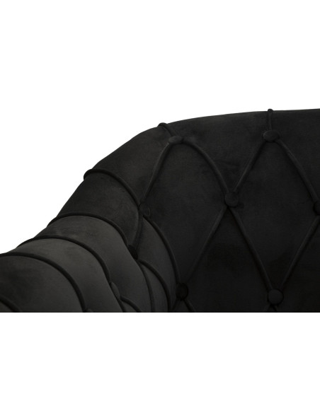 POLTRONA BUDAPEST NERA C/CUSCINO CM 88X83X91 