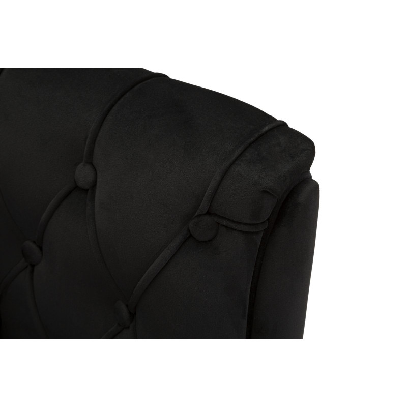 POLTRONA BUDAPEST NERA C/CUSCINO CM 88X83X91 