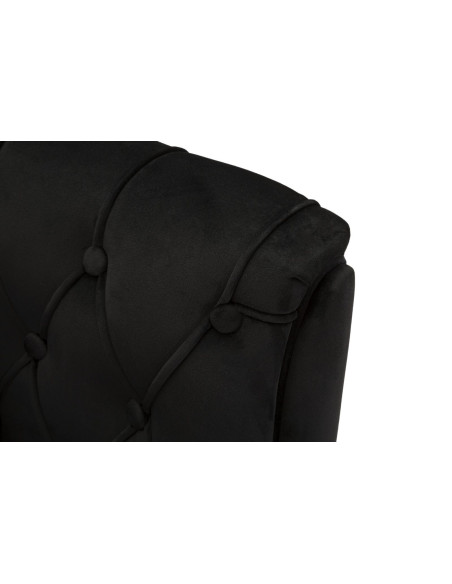 POLTRONA BUDAPEST NERA C/CUSCINO CM 88X83X91 