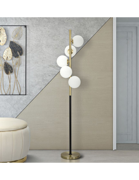 LAMPADA DA TERRA GLAMY DARK CM Ø 30x160 