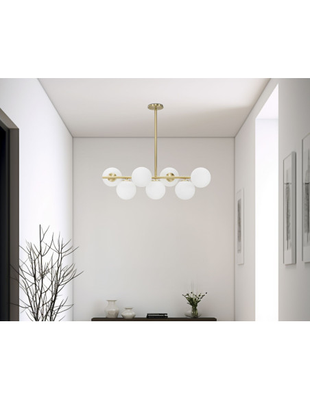 LAMPADARIO GLAMY 7 LUCI CM 81x30x74 