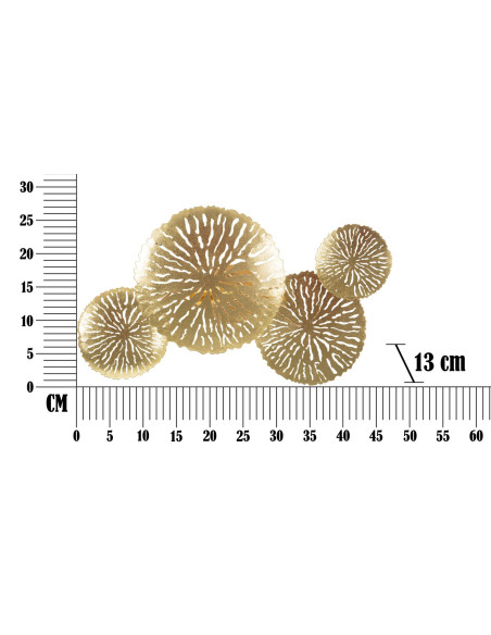 LAMPADA DA MURO DISHI PLUS CM 47X13X28 