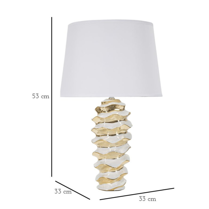 LAMPADA DA TAVOLO GLAM SPACE CM Ø 33X53 