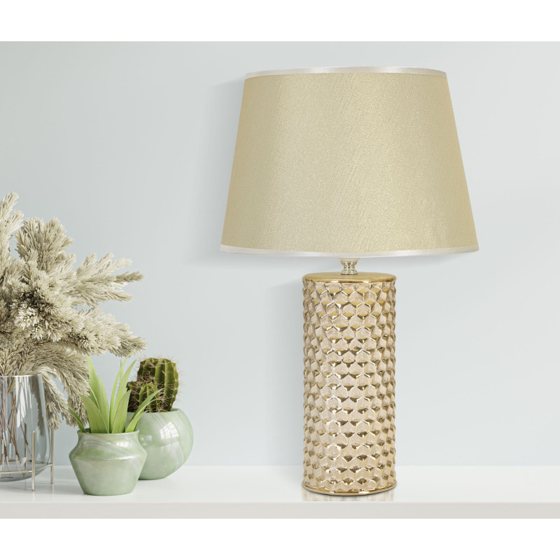 LAMPADA DA TAVOLO GLAM GOLD CM Ø 30X47,5 