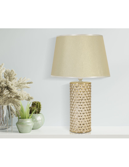 LAMPADA DA TAVOLO GLAM GOLD CM Ø 30X47,5 