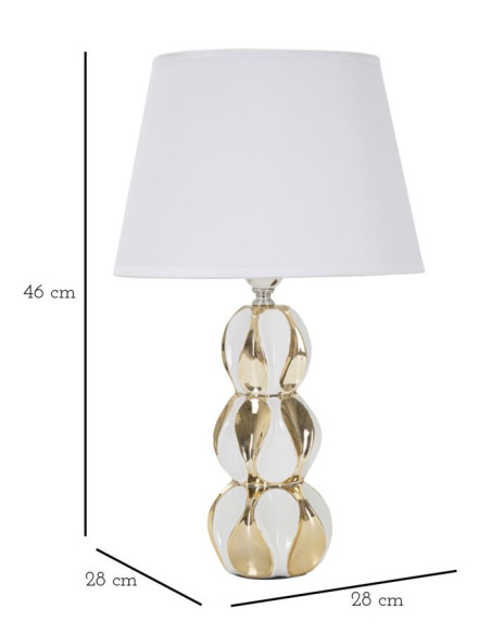 LAMPADA DA TAVOLO GLAM BALLS CM Ø 28X46 
