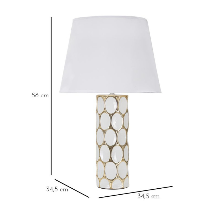 LAMPADA DA TAVOLO GLAM CARV CM Ø 34,5X56 