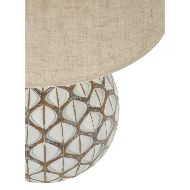 LAMPADA DA TAVOLO RESINA TIBET CM Ø 35X52 
