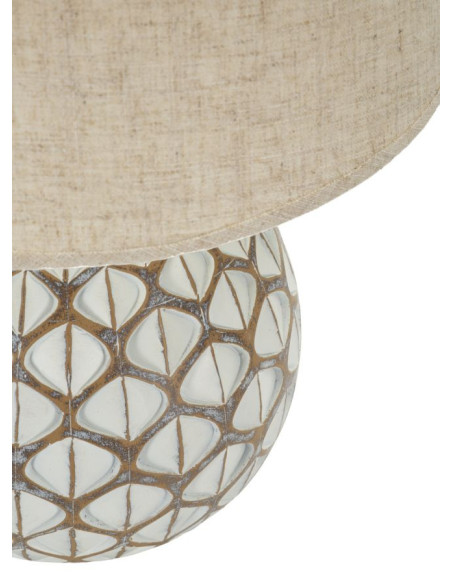 LAMPADA DA TAVOLO RESINA TIBET CM Ø 35X52 