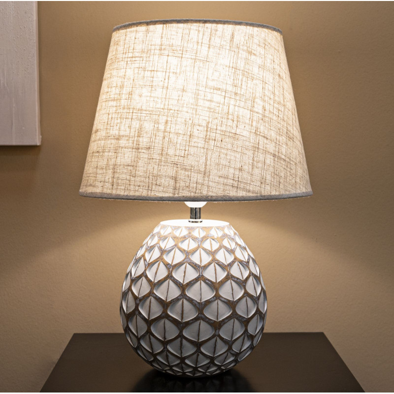 LAMPADA DA TAVOLO RESINA TIBET CM Ø 35X52 