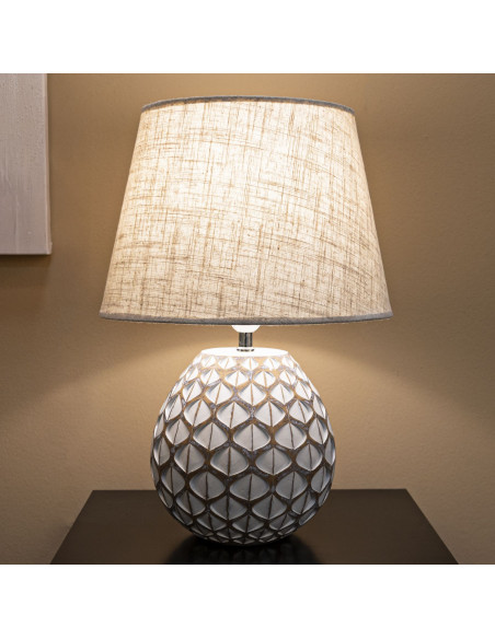 LAMPADA DA TAVOLO RESINA TIBET CM Ø 35X52 