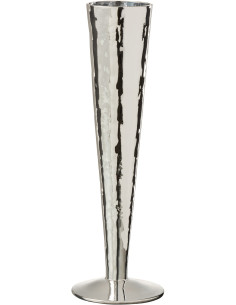 Flûte à Champagne glamour chic 150 ml Verre Argenté Aurélyos 