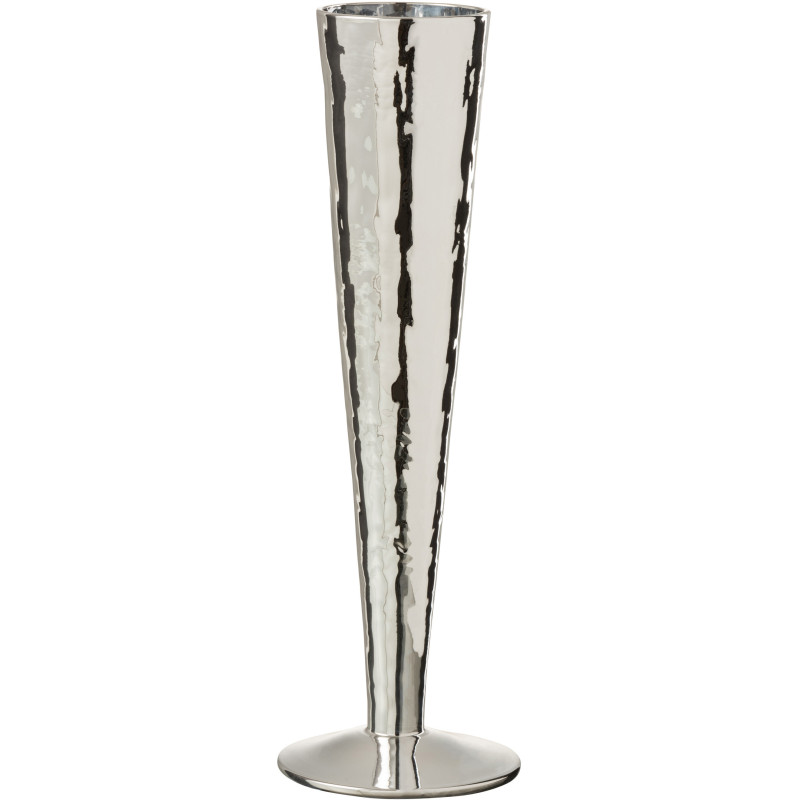 Flûte à Champagne glamour chic 150 ml Verre Argenté Aurélyos 