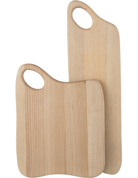 Grande Planche à découper XXL Organique Maison de campagne Rectangulaire 56 cm Bois de manguier Naturel Boiséra 