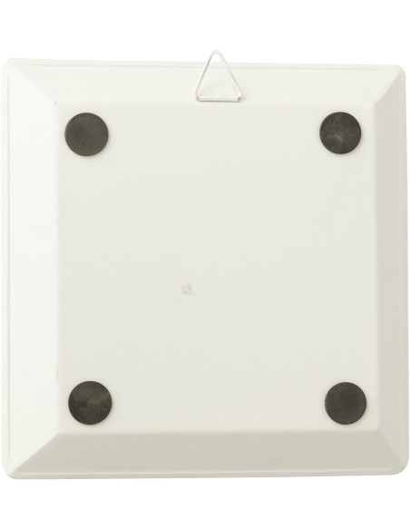 Plateau déco design boule à facettes Carré 20 cm Miroir Argenté Bois Disco 