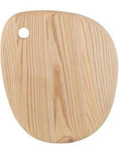 Planche à découper Organique Maison de campagne Ovale 31 cm Bois de manguier Naturel Boiséra 