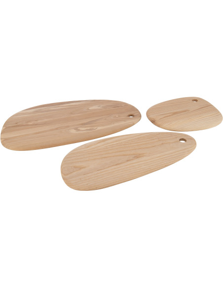Grande Planche à découper XXL Organique Maison de campagne Ovale 55 cm Bois de manguier Naturel Boiséra 